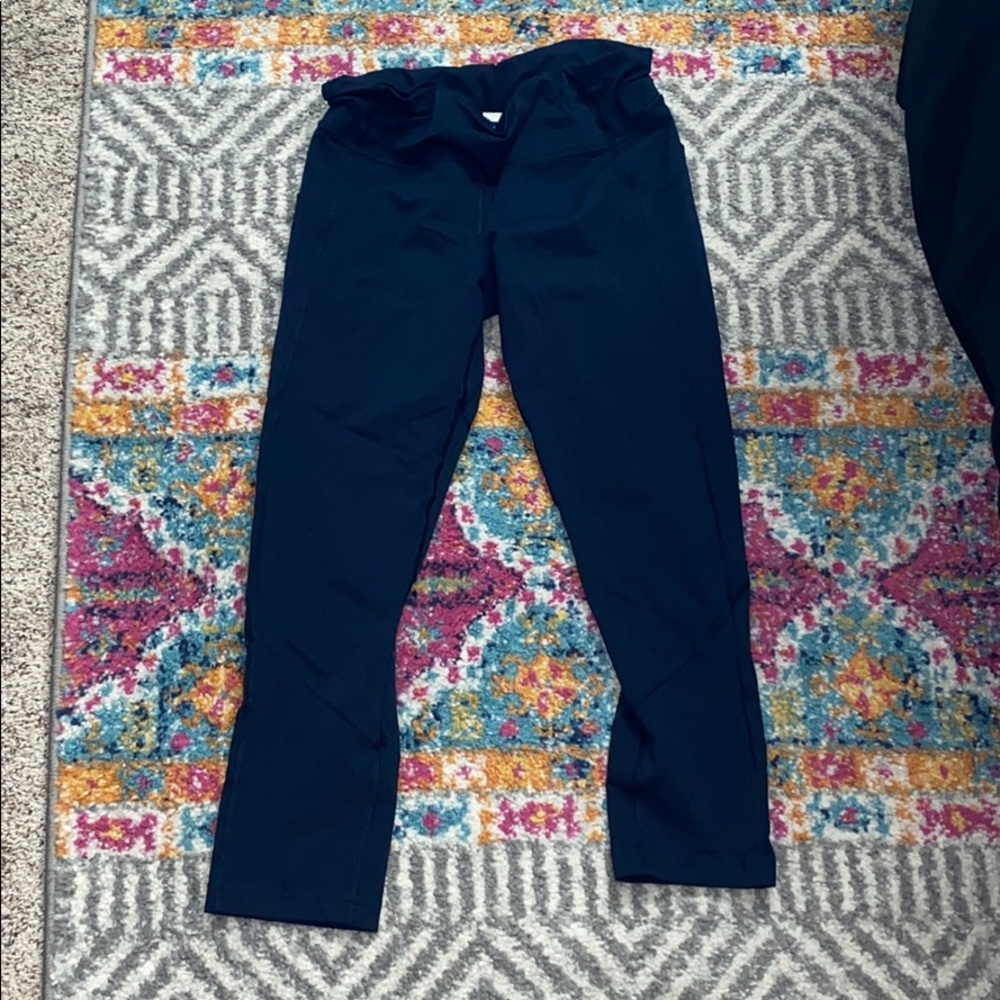 Navy blue lulu leggings